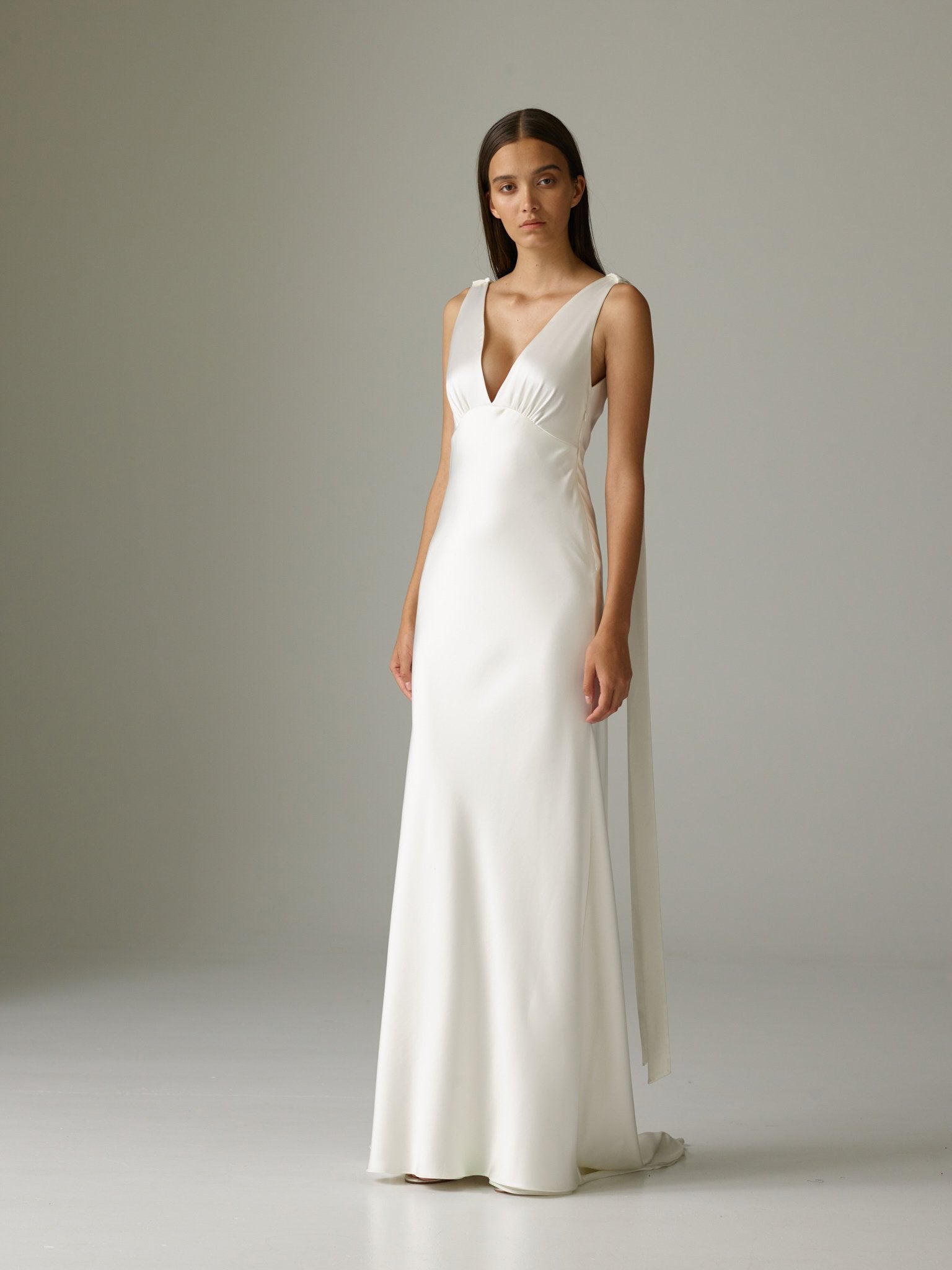 LIOR GOWN - IVORY – Rachel Gilbert